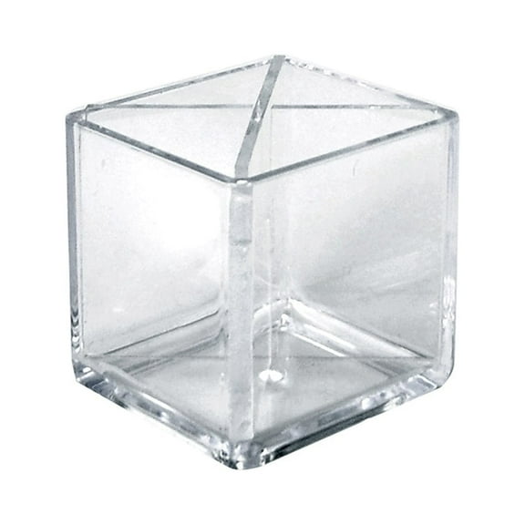 4" Cube Pencil Holder with Divider, 2-Pack