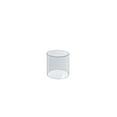thumbnail image 1 of Clear Acrylic Cylinder Display, Plastic Round Container and Riser, 4"W x 6"H, 1 of 2