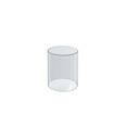 thumbnail image 1 of Azar Displays 556408 Clear Acrylic Cylinder Display, Plastic Round Container and Riser, 4"W x 8"H, 1 of 4