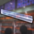 thumbnail image 1 of 72"L x 0.125"W x 1.675"H Clear H-Strip Sign Holder, 5-Pack, 1 of 2