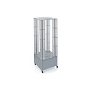 Espositore A Pavimento Azar Displays 701465-clr: 4 Lati, Trasparente E Modulare - 3