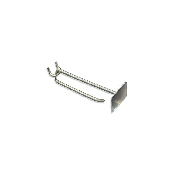 Azar Displays 700014 4" Metal Wire Scan Hook: 0.225" Diameter, 50-Pack