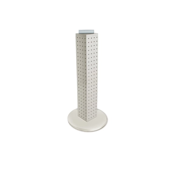 Four-sided 4"W x 24"H Pegboard Tower with Revolving 9" Base - Walmart.com