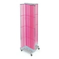 thumbnail image 1 of Pinwheel Pegboard Floor Display on Revolving Wheeled Base. Spinner Rack Stand. Panel Size: 16"W x 60"H, 1 of 2