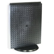 Azar Displays 700500-BLK Black Revolving 16"W x 20.25"H Pegboard Counter Display