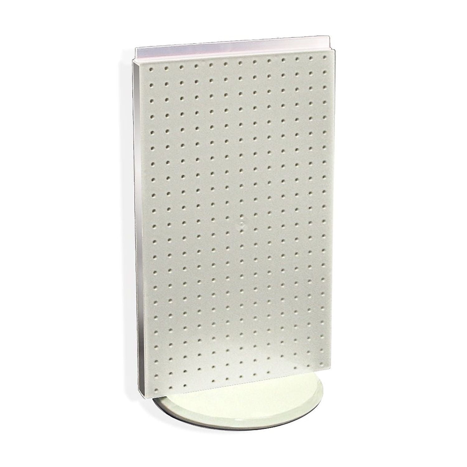 Azar Displays 700513-WHT White Revolving 13.5
