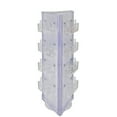 thumbnail image 1 of 72 Pocket, Three-Sided Revolving 16"W x 60"H Pegboard Brochure Floor Display Kit, 1 of 5