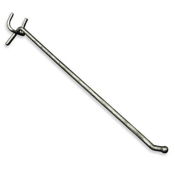 Azar Displays 700812 12" Metal Wire Hook: 0.187" Diameter, 50-Pack