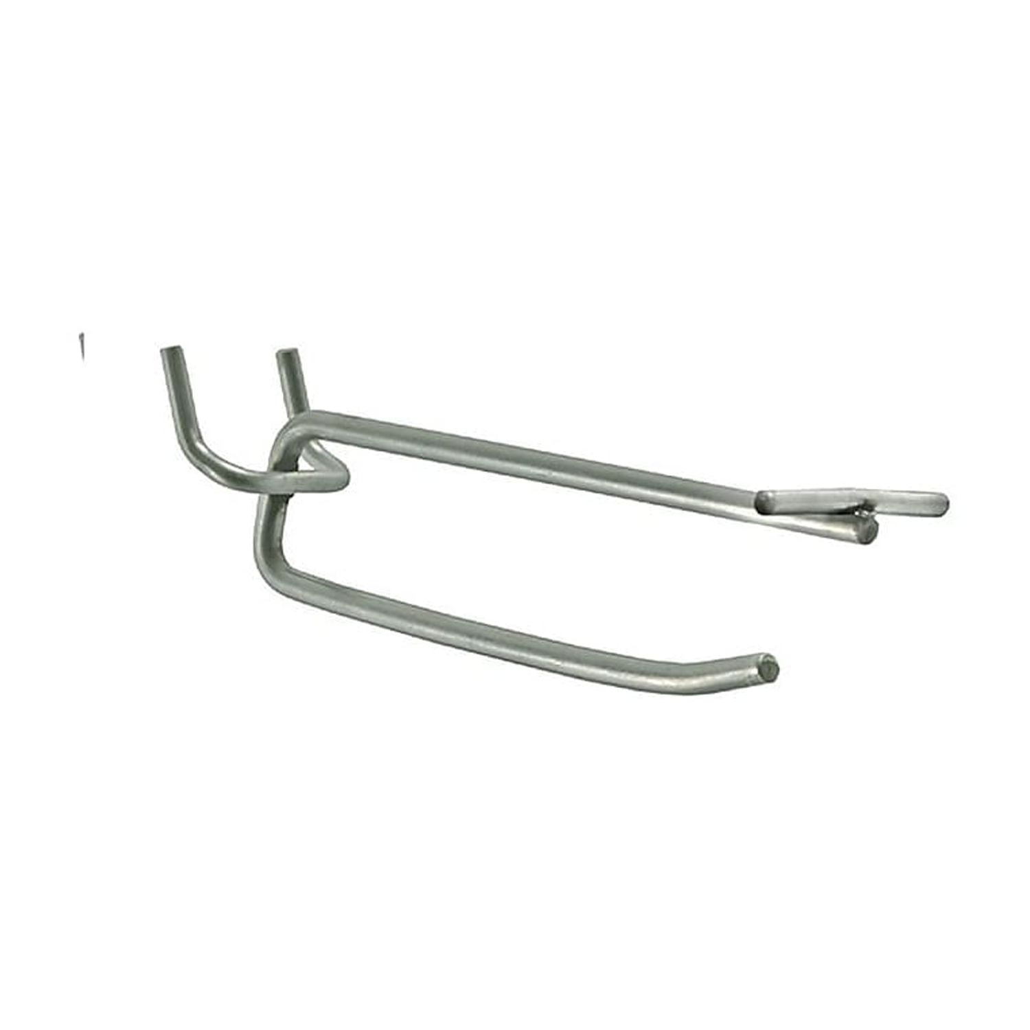 Galvanized Metal Wire Flip Scan Hook for Pegboards, 4-inch