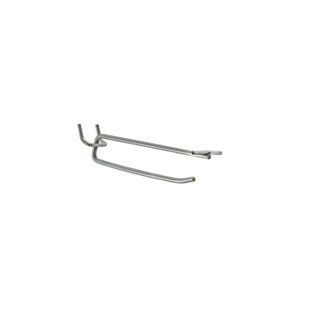 Azar Displays 700836 6" Metal Wire Flip Scan Hook .187" Diameter, 50-Pack