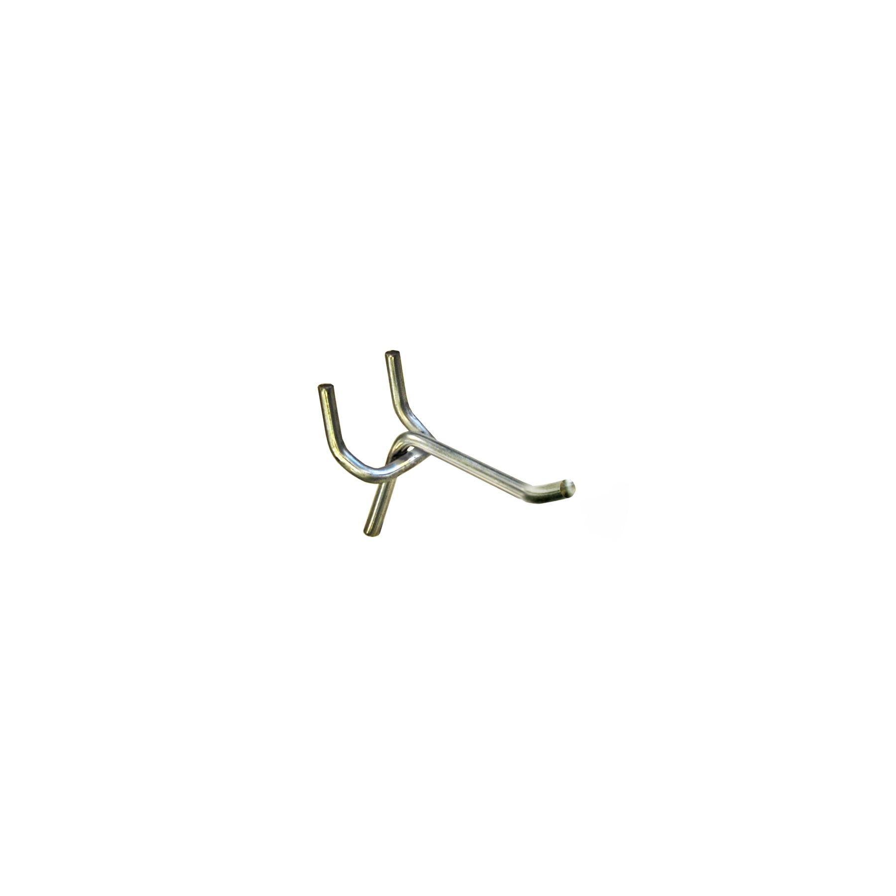 Galvanized Metal Wire Hooks for Pegboards and Slatwalls, 50-Pack