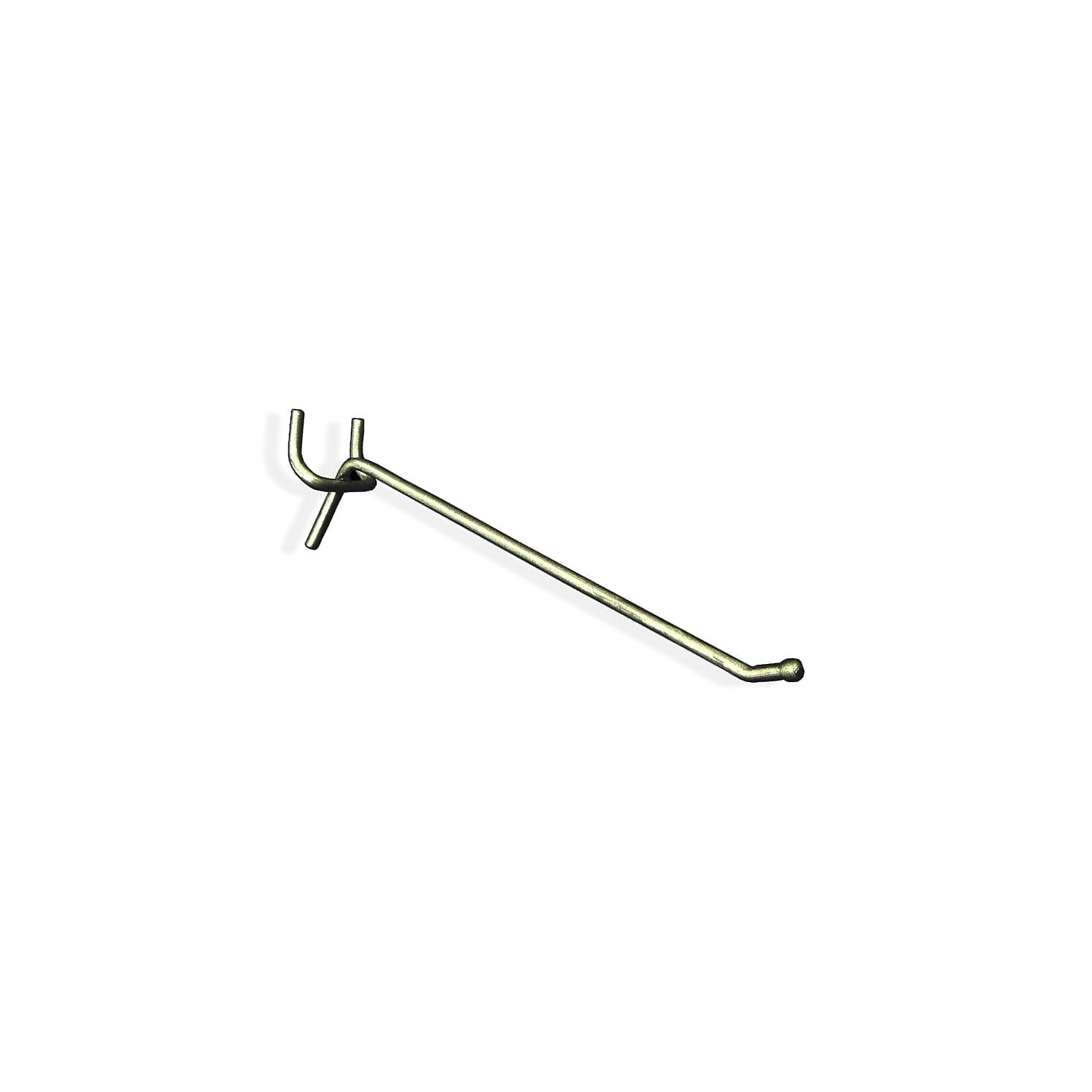 Galvanized Metal 6-Inch Wire Hook with Ball Tip, 50-Pack