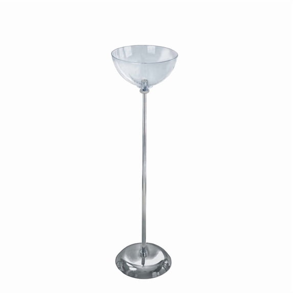 12" Diameter Single Bowl Floor Display