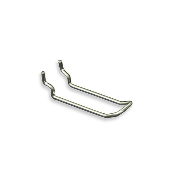 Azar Displays 701130 3" Metal Wire Loop Hook: 0.148" Diameter, 50-Pack