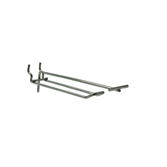 6" Metal Wire Flip Scan Loop Hook .148" Diameter, 50-Pack