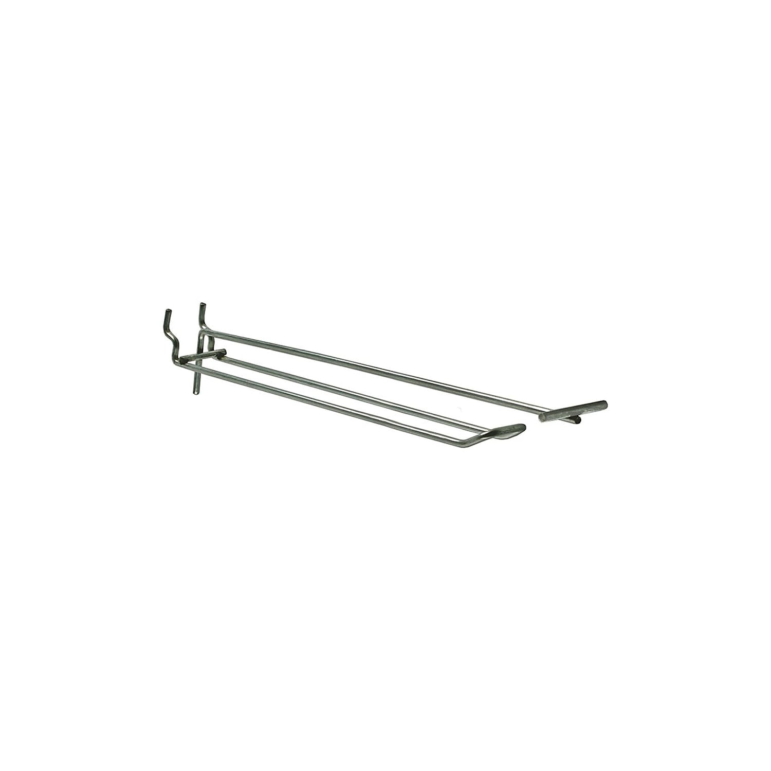 Galvanized Metal 10" Wire Loop Hook for Pegboard, 50-Pack