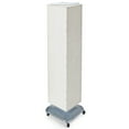 thumbnail image 1 of Four-Sided Pegboard Tower Floor Display on Revolving Wheeled Base. Spinner Rack Stand. Panel Size: 14"W x 60"H, 1 of 5