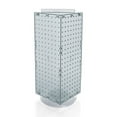 thumbnail image 1 of Azar 20"(H) x 8"(W) x 8"(D) 4-Sided Interlocking Pegboard Display Clear 703385-CLR, 1 of 4