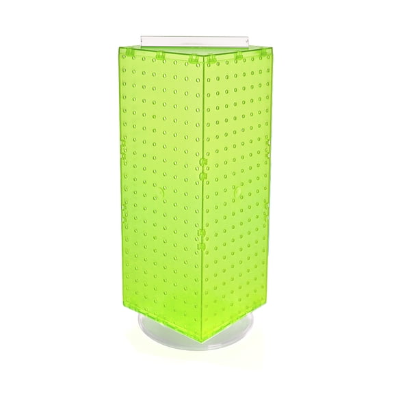 Four-Sided Revolving 8"W x 20"H Pegboard Counter Display