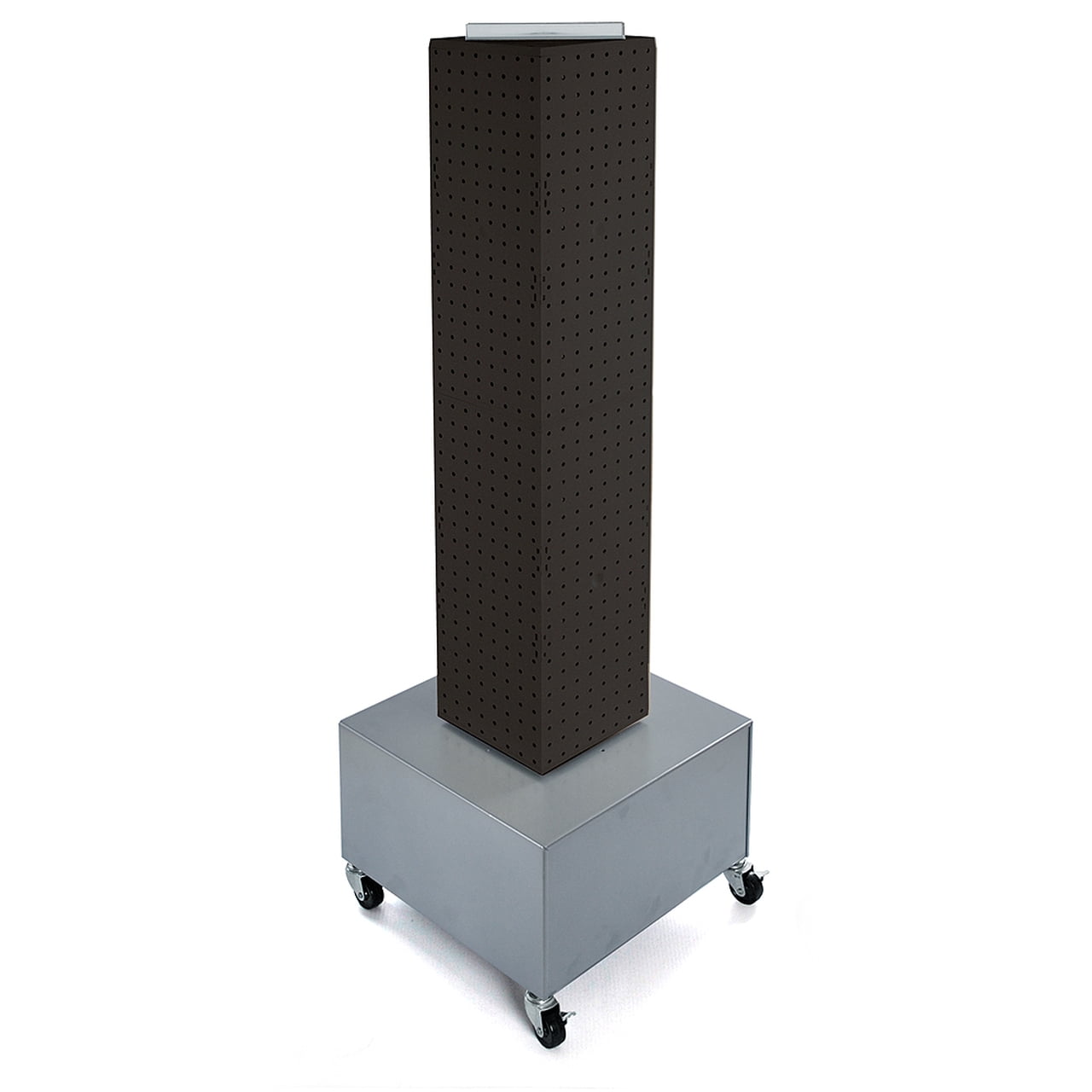 AZAR 771322-BLK Pegboard 1-Sided Wall Panel, Plain Black, 2-Pack