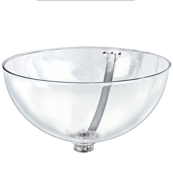 16" Bowl Display with Curved Metal Arm for Pegboard/Slatwall