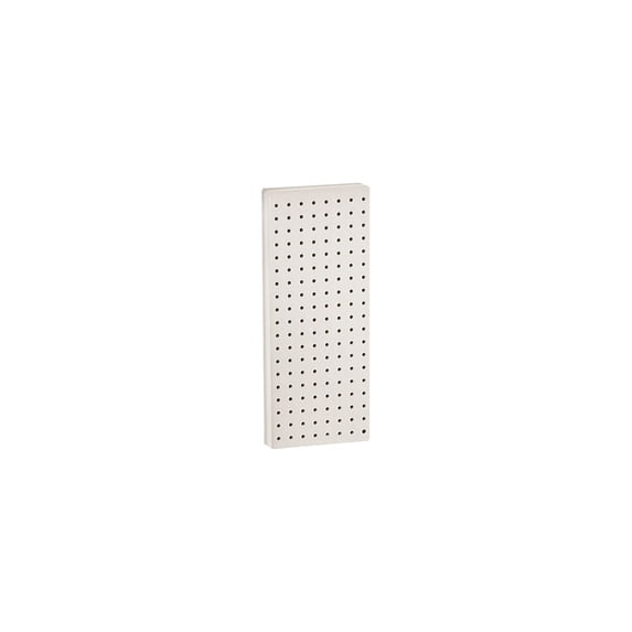Azar Displays 770820-WHT White Pegboard Wall Panel Storage Solution, Size: 20.625"x 8", 2-Pack