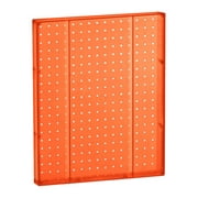 Azar Displays 771620-ORG Orange Pegboard Wall Panel Storage Solution, Size: 16"x 20", 2-Pack