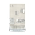 thumbnail image 1 of The DIY Multi-Purpose 12-Piece Pegboard Wall Organizer Kit with One Panel and Accessory Assortment (13.5"W x 22"H), 1 of 5