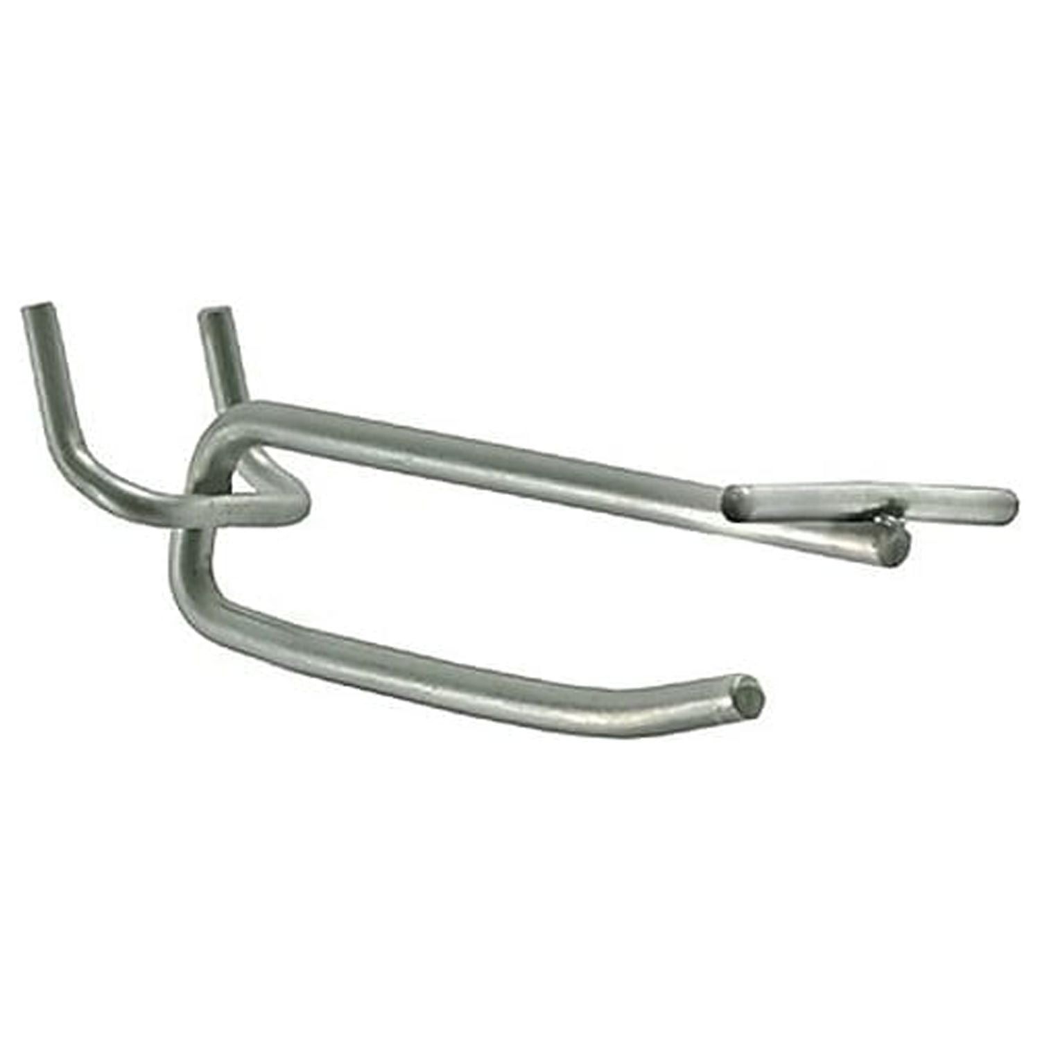 2" Galvanized Metal Wire Flip Scan Hooks, 50-Pack