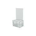 thumbnail image 1 of Azar Locking Plastic Suggestion Box Clear (206388), 1 of 3