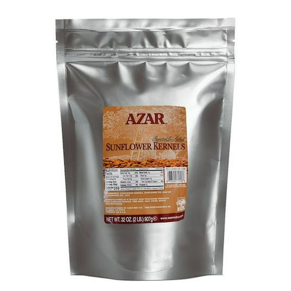 Azar Roasted Salted Sunflower Kernel, 2 Pound -- 3 per case.