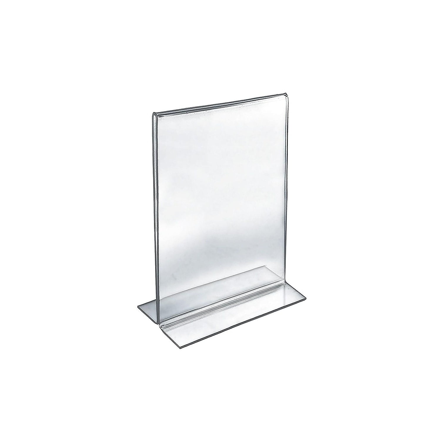 Clear Acrylic Double-Sided Desktop Sign Holder, 11" x 17"