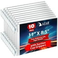 thumbnail image 1 of Two-Sided Acrylic Sign Holder With Suction Cup Grippers 11"W X 8.5"H, 10-Pack, 1 of 4