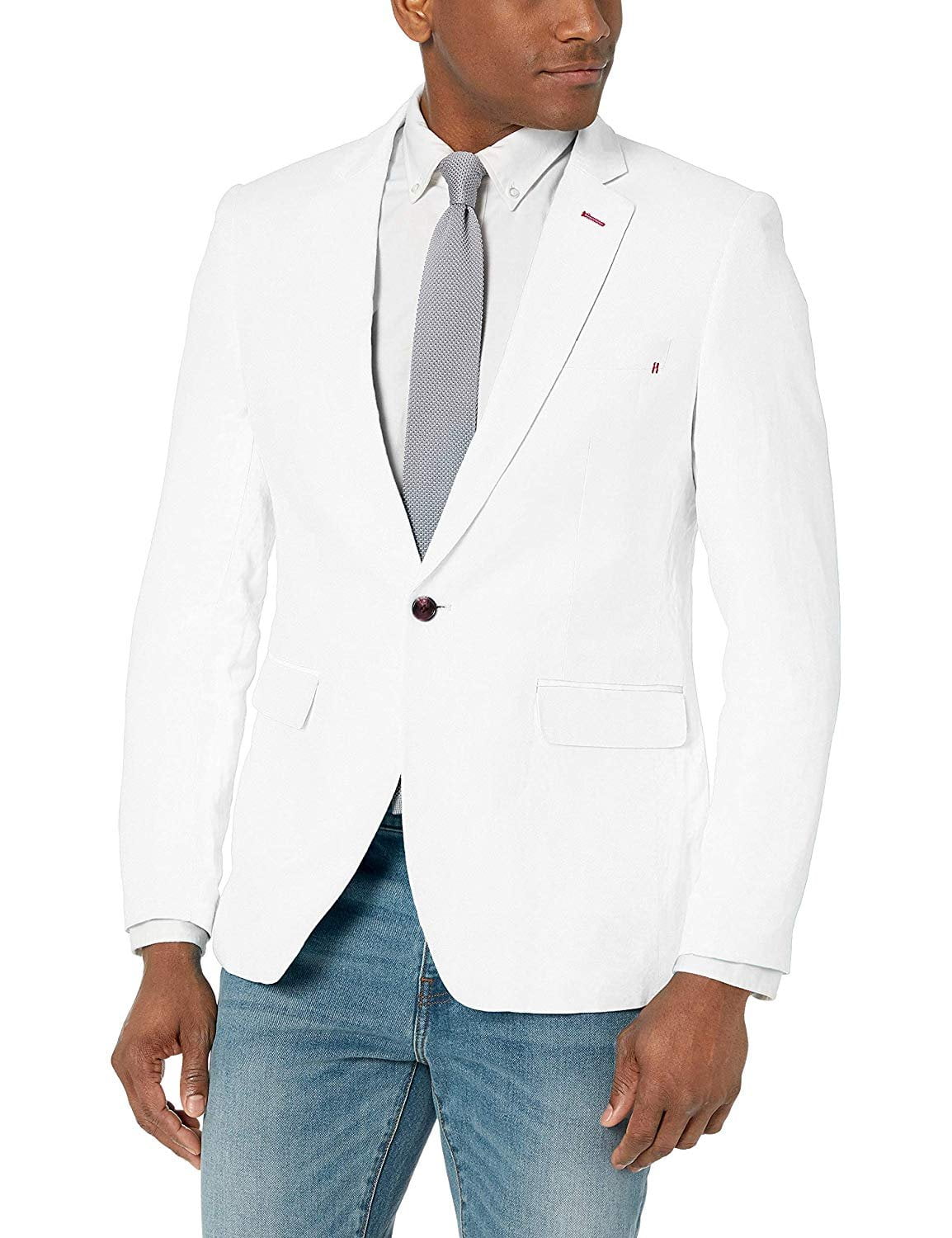ジャケット SPORTMAX White Cotton Blend Edmea Blazer Azaro Uomo Men's Blazer Slim Dress Casual Linen Suit Sport