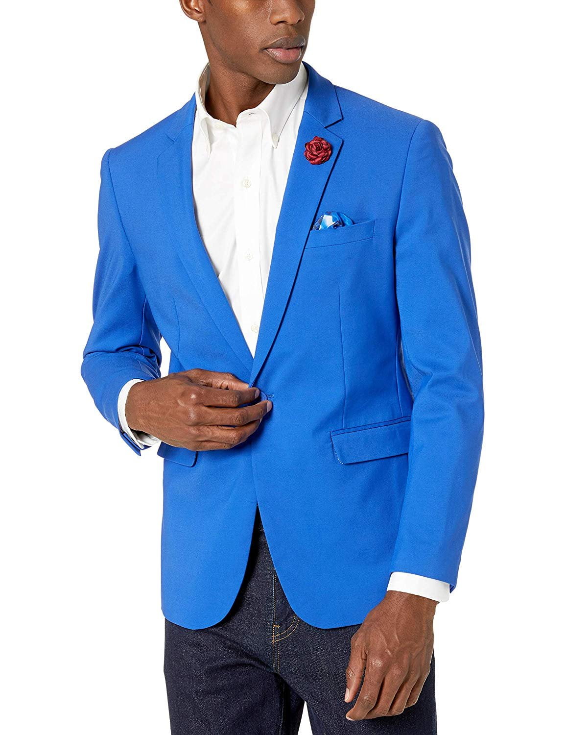 Light blue store men's coat