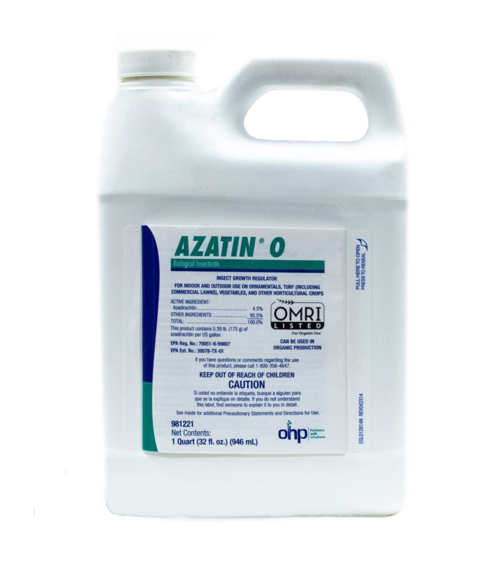 Azatin O Biological Concentrated Insecticide - Controls Growth Prevents ...