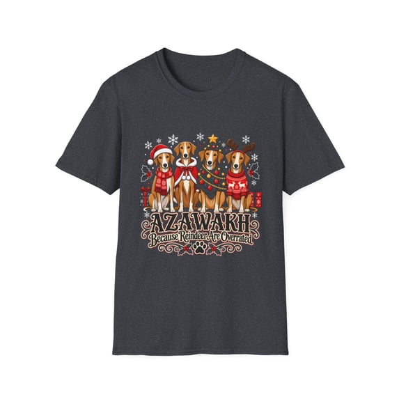 Azawakh Christmas Holiday Dog Lovers Graphic T-Shirt - Walmart.com