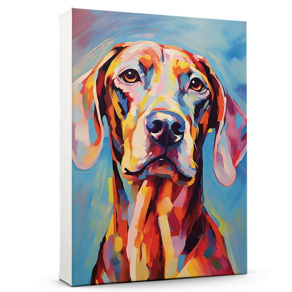 Azawakh Dog Art Print Poster, Wall art Painting Decor, Starry Night Van Gogh Art Home Decor Artwork For Bedroom Living Room Bathroom Decor