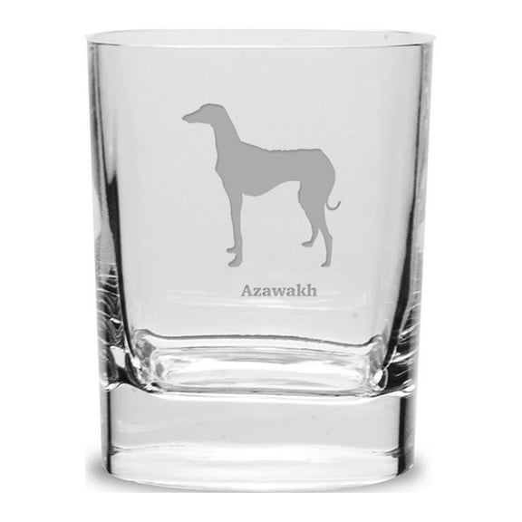 Azawakh Luigi Bormioli 11.75 oz Square Round Double Old Fashion Glass