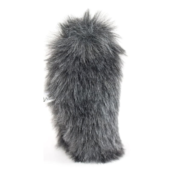 Azden SWS-15 Furry Windshield Cover for SMX-15 Microphone, Minimizes Wind Noise (Gray)