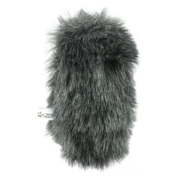 Azden SWS-250 Furry Windshield Cover for SGM-250, SGM-250P, and SGM-3500 Microphones (Gray)