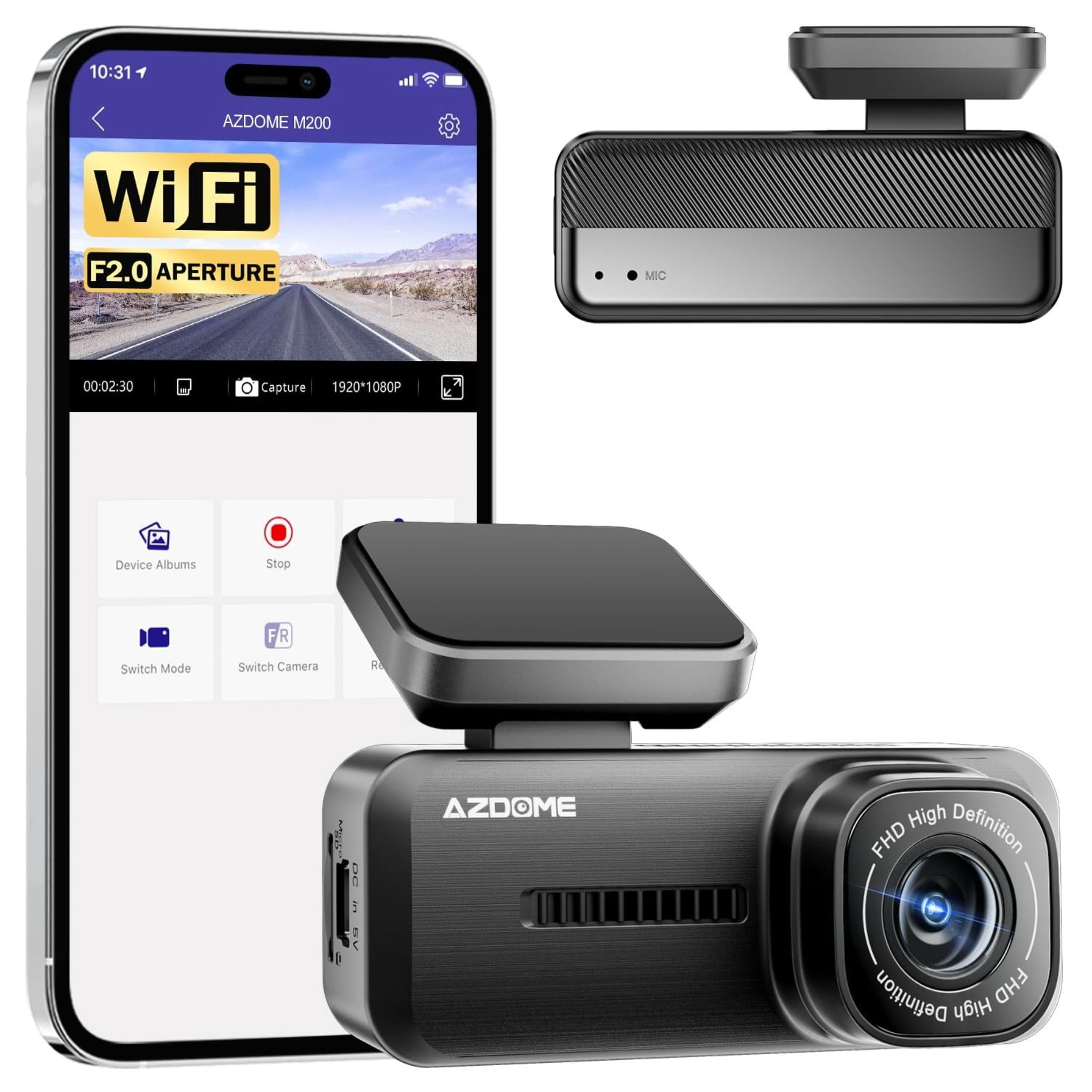 AZDOME Dash Cams and Memory Cards for Cars - Walmart.com
