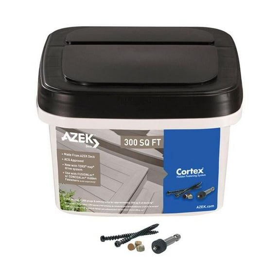 Azek  2.75 in. Torx TTAP Star Head Autumn Chestnut Carbon Steel Hidden Deck Fastener, 1050 Per Box