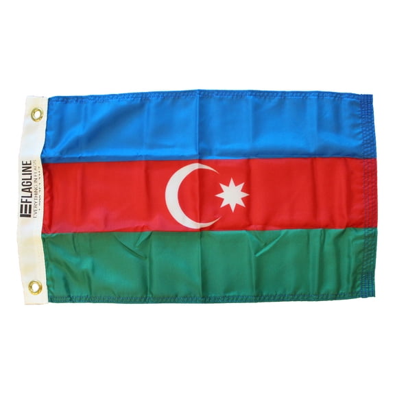 Azerbaijan - 12"X18" Nylon Flag