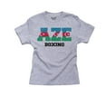 thumbnail image 1 of Azerbaijan Boxing - Olympic Games - Rio - Flag Boy's Cotton Youth Grey T-Shirt, 1 of 2