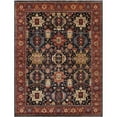 thumbnail image 1 of Azerbaijan Collection Hand-Knotted Wool Area Rug- 7 ft. 9 in. X 10 ft. 3 in. Navy, 1 of 1