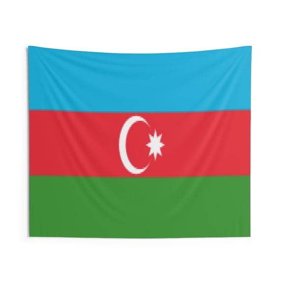 Azerbaijan Country Flag Wall Hanging Tapestry