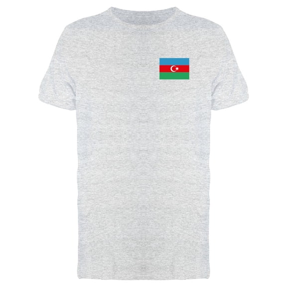 Azerbaijan Flag T-Shirt Men -Image by Shutterstock, Male Small