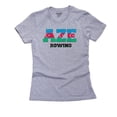 thumbnail image 1 of Azerbaijan Rowing - Olympic Games - Rio - Flag Women's Cotton Grey T-Shirt, 1 of 2