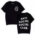 thumbnail image 1 of Azikbd  Anti Social Social Club Pure Cotton Classic T-shirt ASSC American Trend High Street Short-Sleeved Shirt Letter Clothing Unisex, 1 of 7